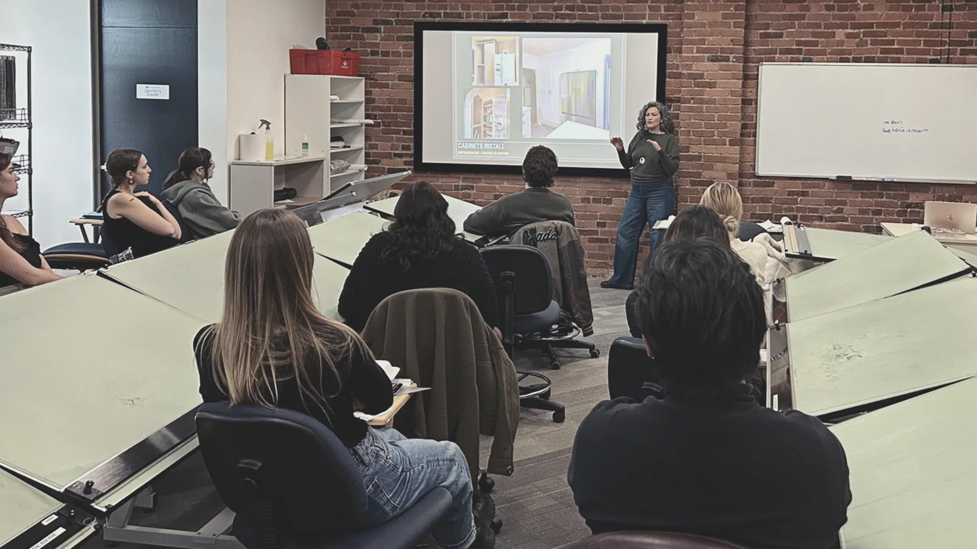 Interior Design Program Student working Revit, AutoCAD, Vectorworks